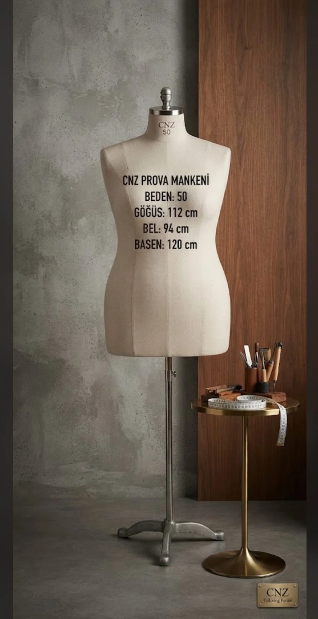 50 beden gelinlik prova mankeni